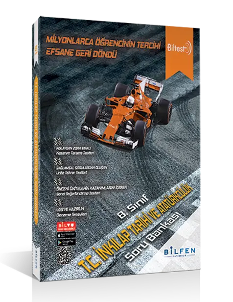 8. Sınıf Biltest T.C. İnkılap Tarihi ve Atatürkçülük Soru Bankası - Bilfen Yayıncılık