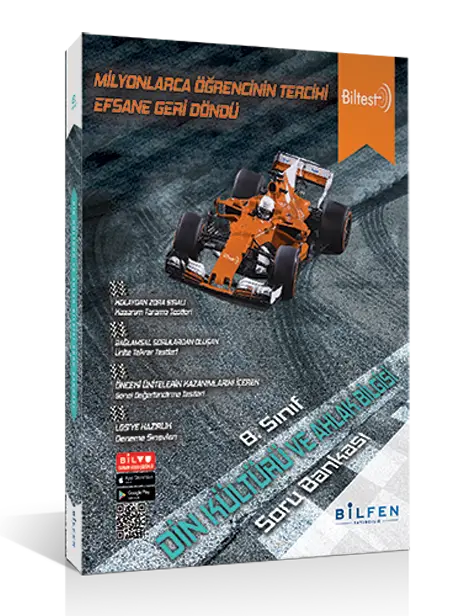 8. Sınıf Biltest Din Kültürü ve Ahlak Bilgisi Soru Bankası - Bilfen Yayıncılık