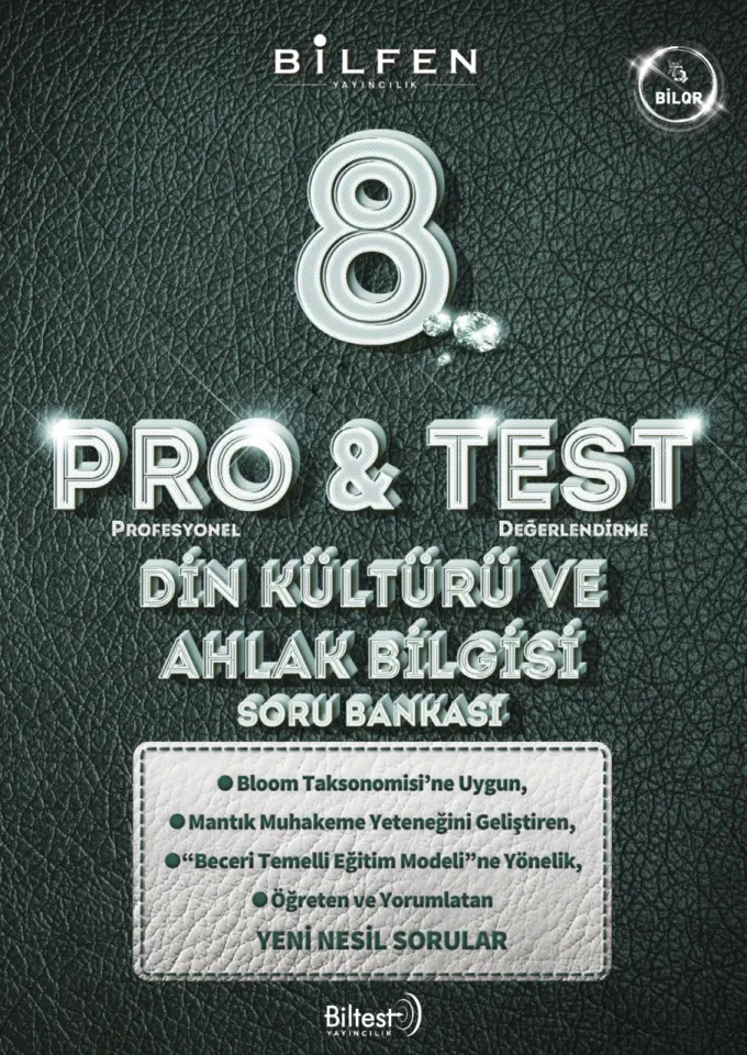 8. Sınıf Din Kültürü ve Ahlak Bilgisi Pro & Test Soru Bankası - Bilfen Yayıncılık