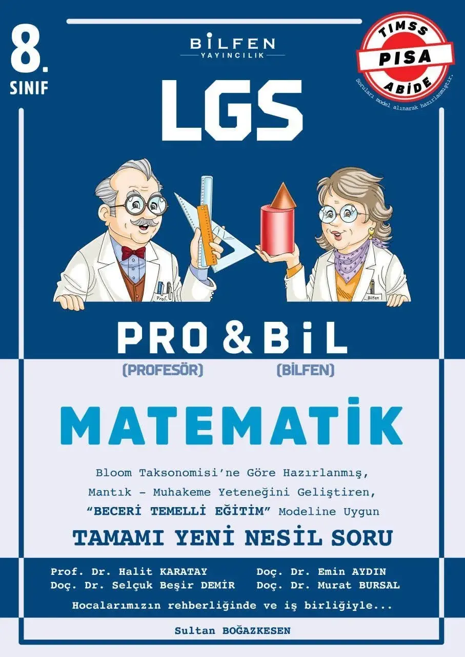 8. Sınıf (LGS) Pro & Bil Matematik Soru Bankası - Bilfen Yayıncılık