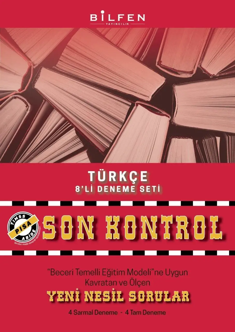 8. Sınıf Türkçe Son Kontrol 8'li Deneme - Bilfen Yayıncılık