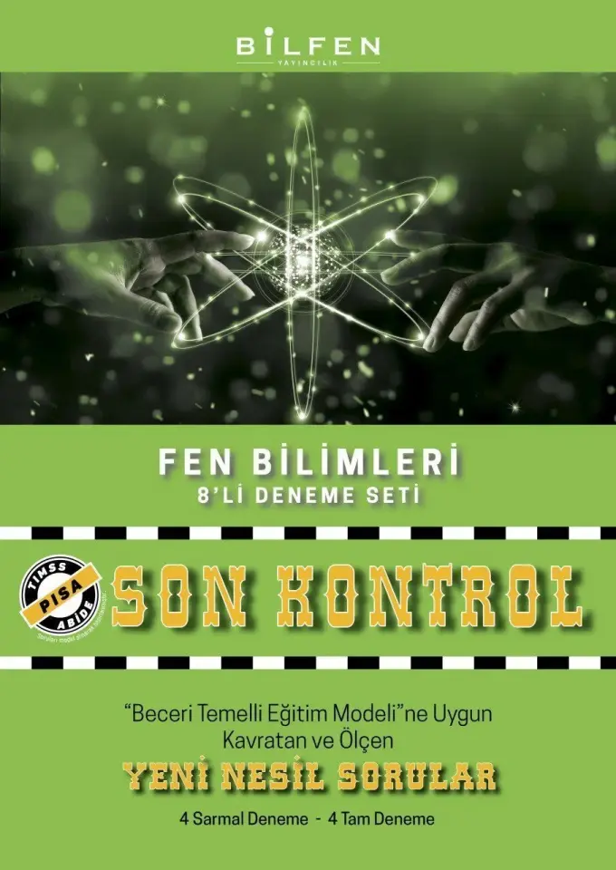 8. Sınıf Fen Bilimleri Son Kontrol 8'li Deneme - Bilfen Yayıncılık