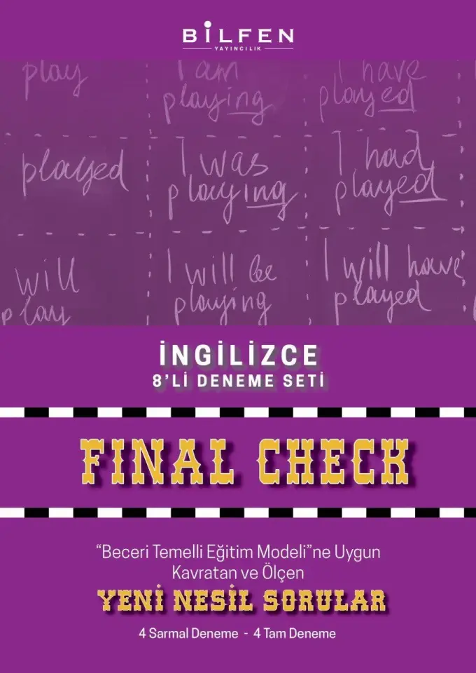 8. Sınıf İngilizce Son Kontrol 8'li Deneme - Bilfen Yayıncılık