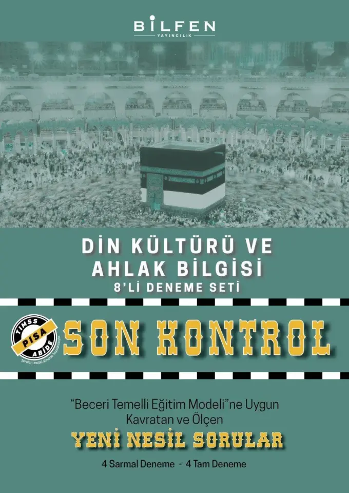 8. Sınıf Din Kültürü ve Ahlak Bilgisi Son Kontrol 8'li Deneme - Bilfen Yayıncılık