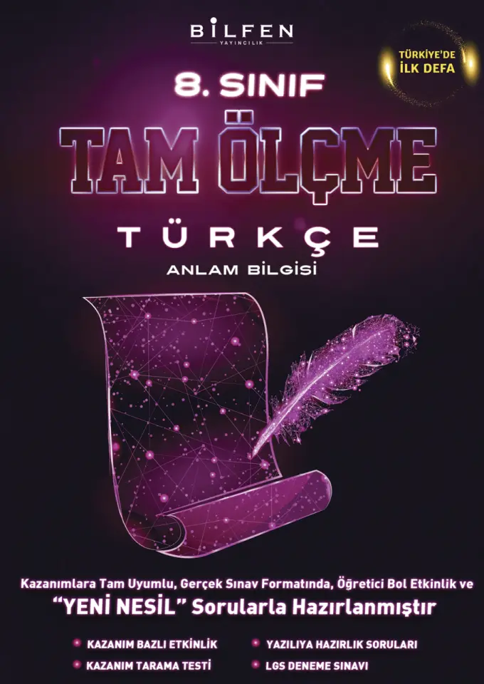 8. Sınıf Türkçe Tam Ölçme - Bilfen Yayıncılık