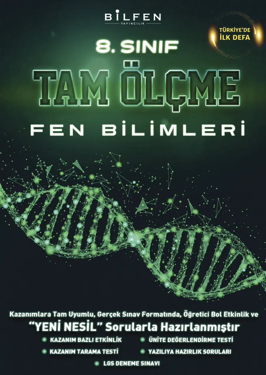 8. Sınıf Fen Bilimleri Tam Ölçme - Bilfen Yayıncılık