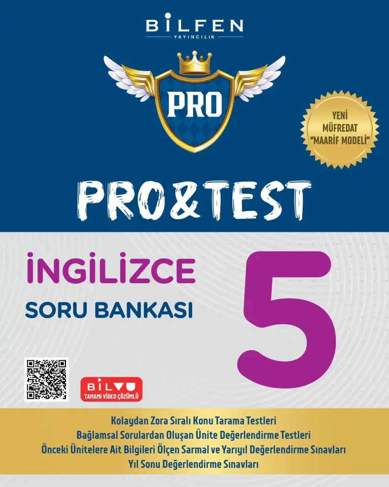 5. Sınıf İngilizce Pro & Test Soru Bankası - Bilfen Yayıncılık