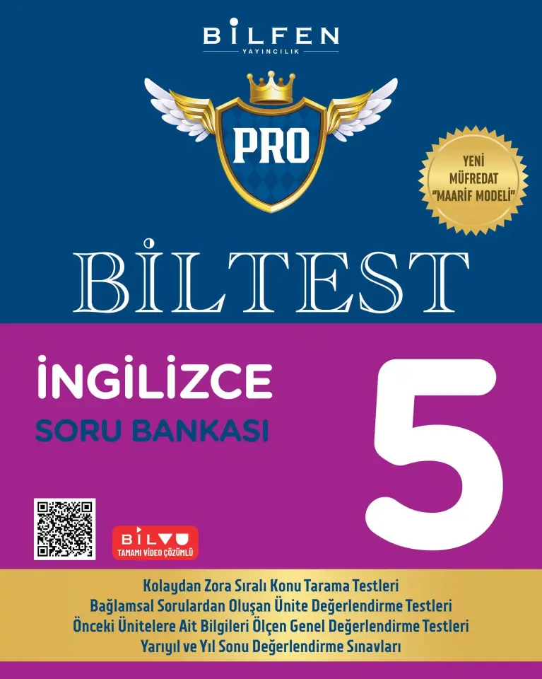 5. Sınıf Pro Biltest İngilizce Soru Bankası - Bilfen Yayıncılık