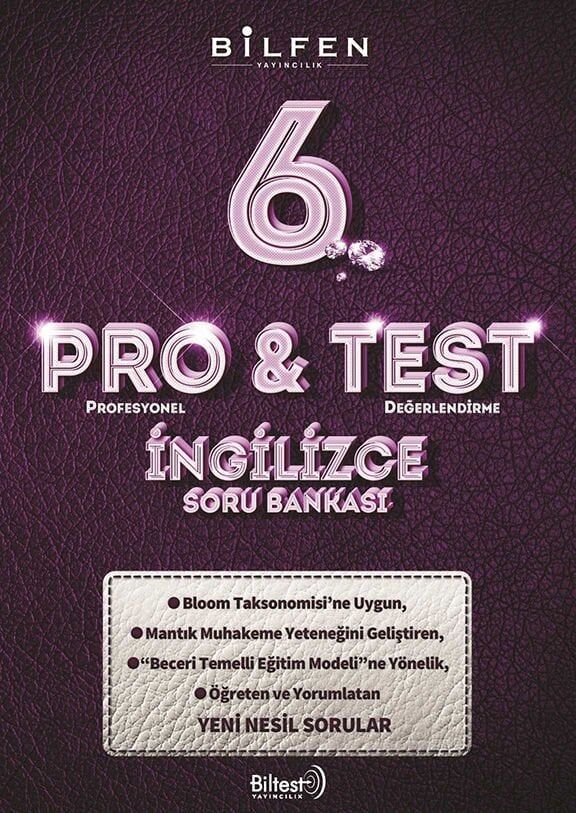 6. Sınıf İngilizce Pro & Test Soru Bankası - Bilfen Yayıncılık