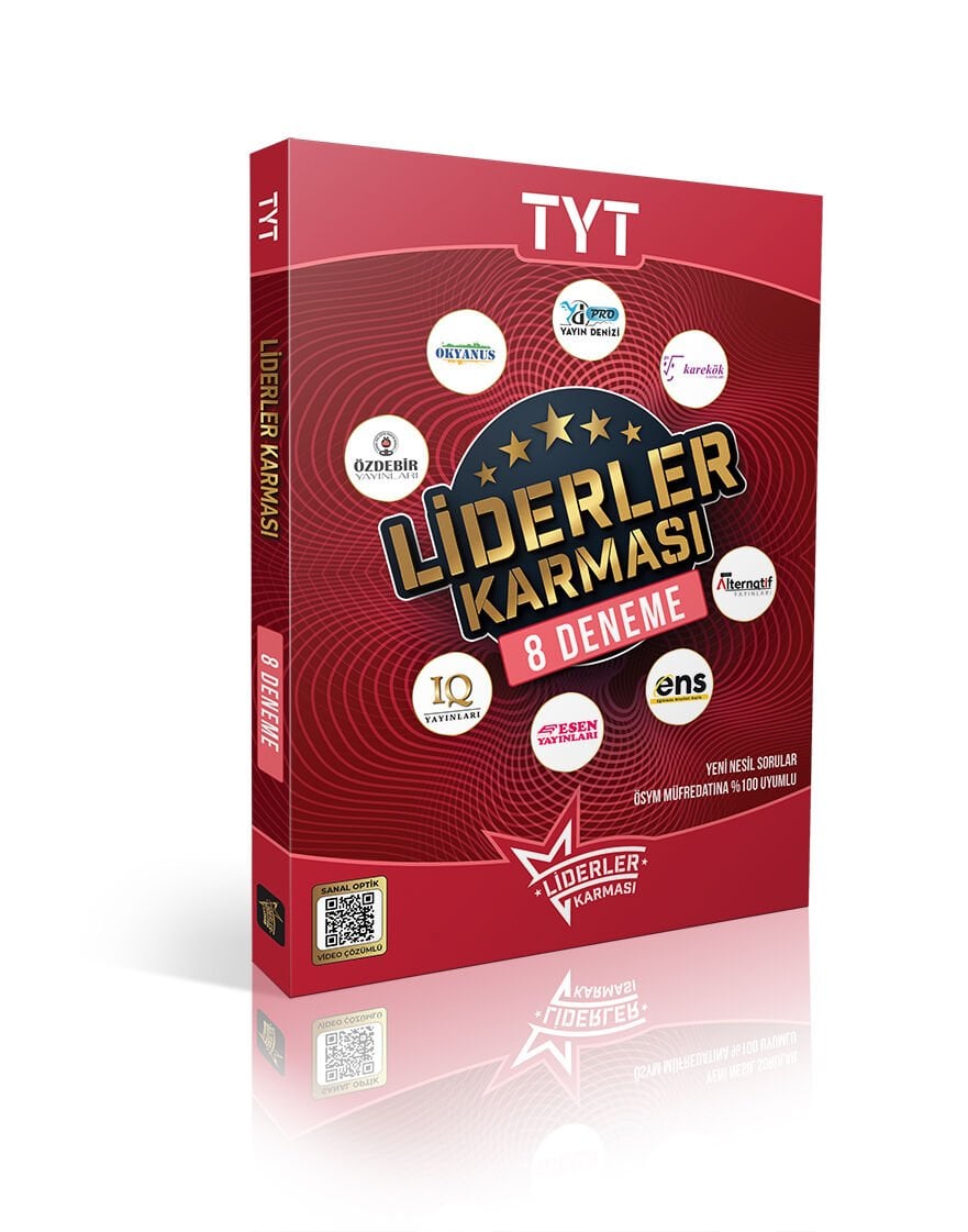 Tyt - 8 Deneme  Seti Video Çözümlü Ösym Formatında - Liderler Karması