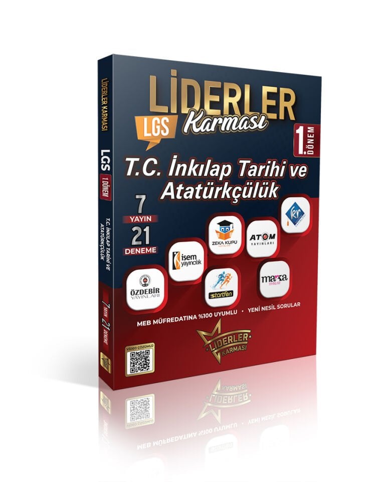 Lgs 1. Dönem T.C. İnkılap Tarihi ve Atatürkçülük - 7 Yayın 21 Deneme - Liderler Karması