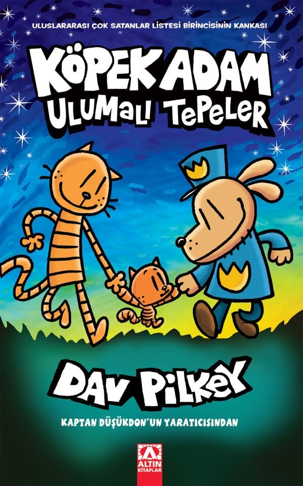 Köpek Adam 10 - Ulumalı Tepeler -  Dav Pilkey - Altın Kitaplar Yayınevi