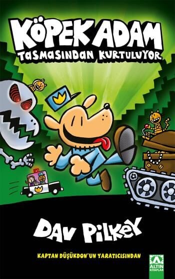 Köpek Adam 2 - Tasmasından Kurtuluyor - Dav Pilkey - Altın Kitaplar Yayınevi
