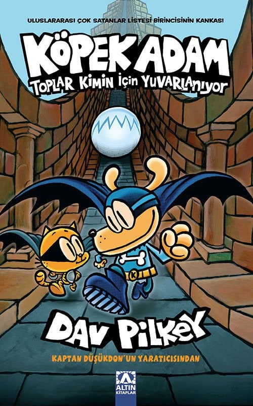 Köpek Adam 7 - Toplar Kimin İçin Yuvarlanıyor - Dav Pilkey - Altın Kitaplar Yayınevi