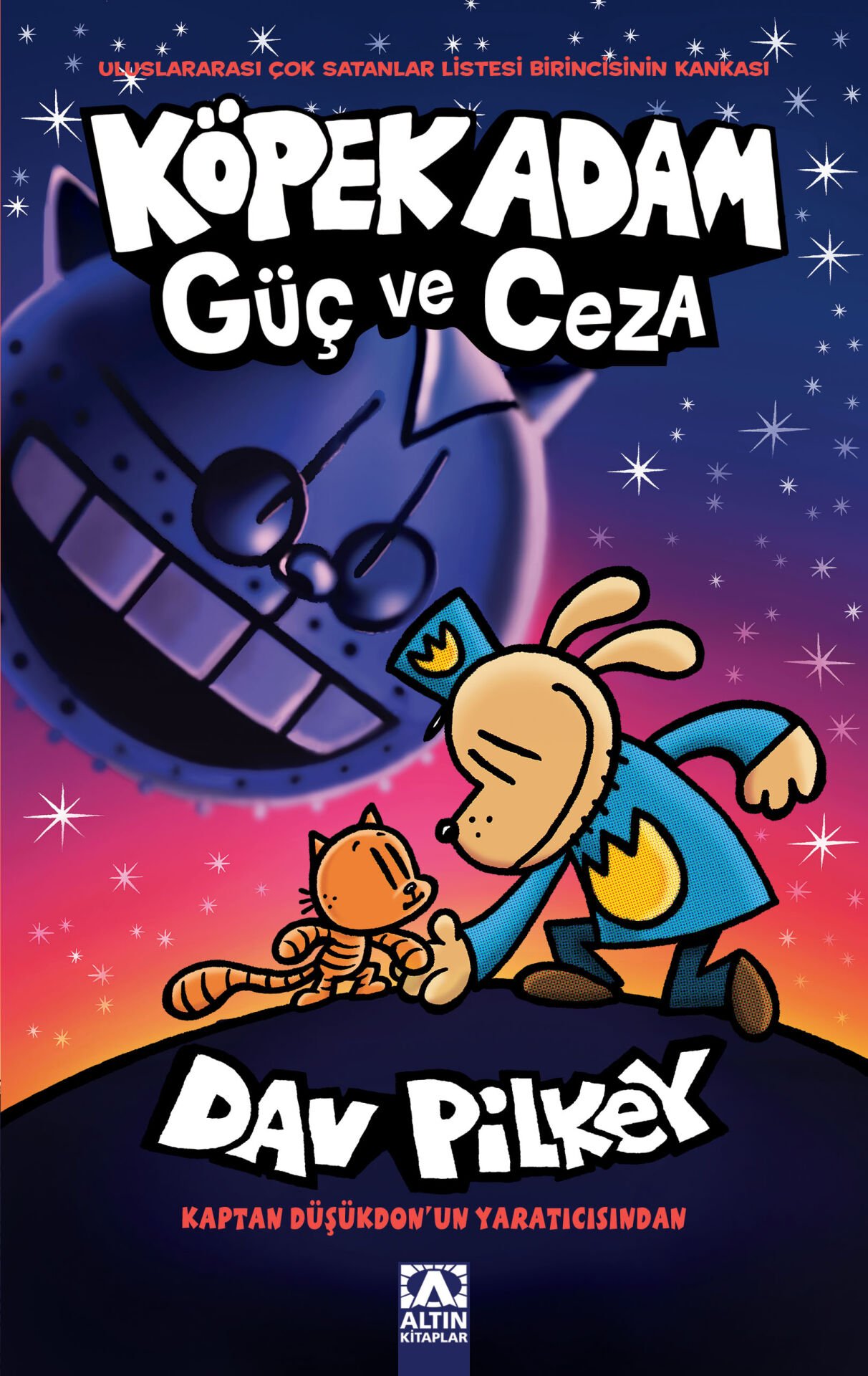 Köpek Adam 9 - Güç ve Ceza - Dav Pilkey - Altın Kitaplar Yayınevi