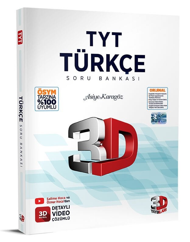 Tyt Türkçe Soru Bankası - 3D Yayınları