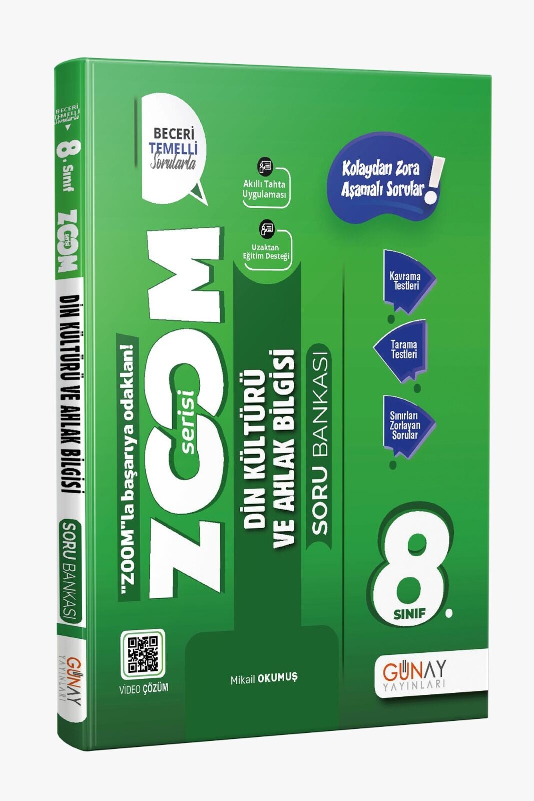 8. Sınıf Zoom Serisi Din Kültürü ve Ahlak Bilgisi Soru Bankası - Günay Yayınları