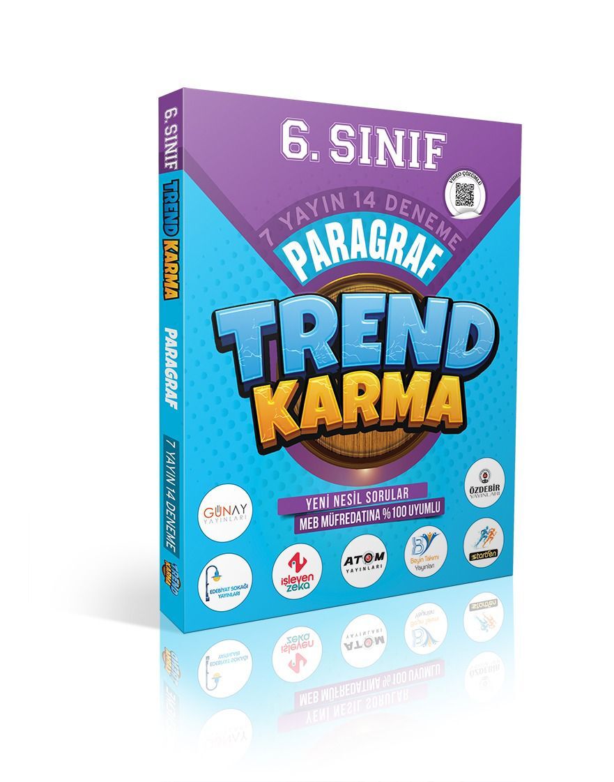 6. Sınıf Paragraf 7 Yayın 14 Deneme - Trend Karma Yayınları