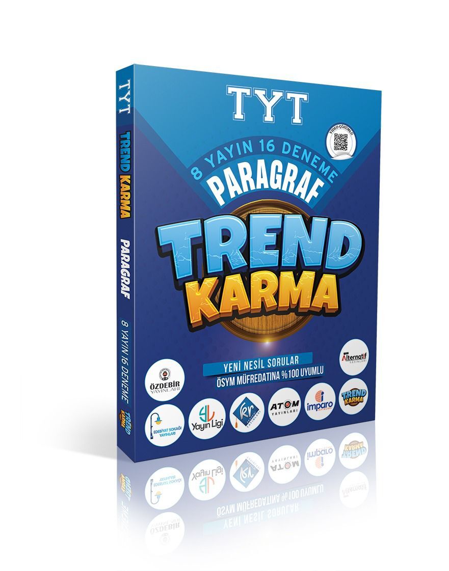 Tyt Paragraf 8 Yayın 16 Deneme - Trend Karma Yayınları