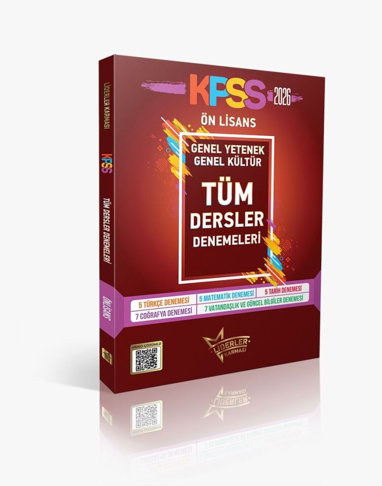 Kpss Tüm Dersler Önlisans Genel Yetenek -Genel Kültür Deneme Seti - Liderler Karması