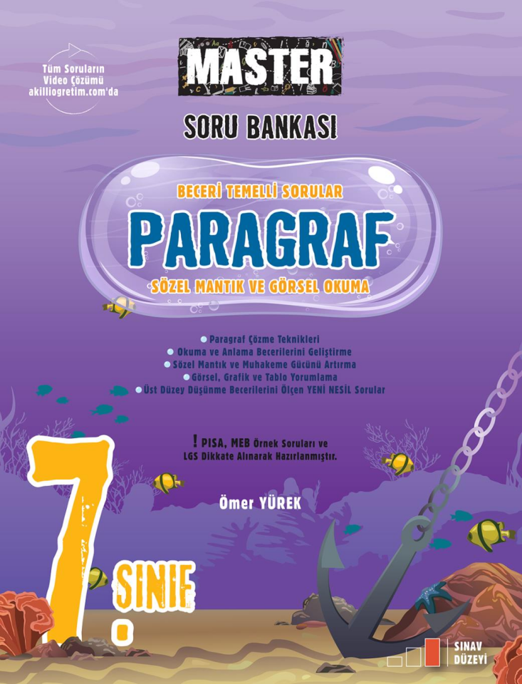 7. Sınıf Master Paragraf Soru Bankası - Okyanus Yayınları