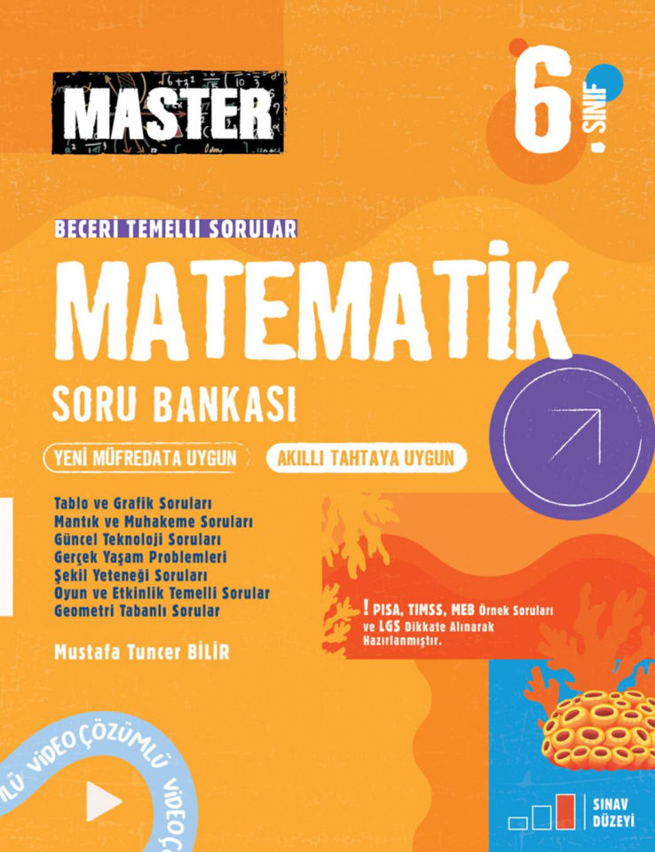 6. Sınıf Master Matematik Soru Bankası - Okyanus Yayınları