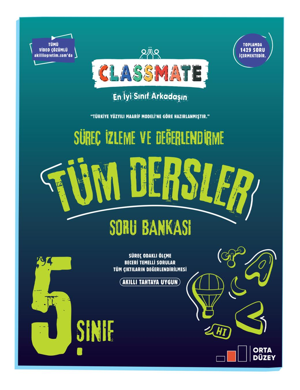 5. Sınıf Classmate Süreç Odaklı Tüm Dersler Soru Bankası - Okyanus Yayınları