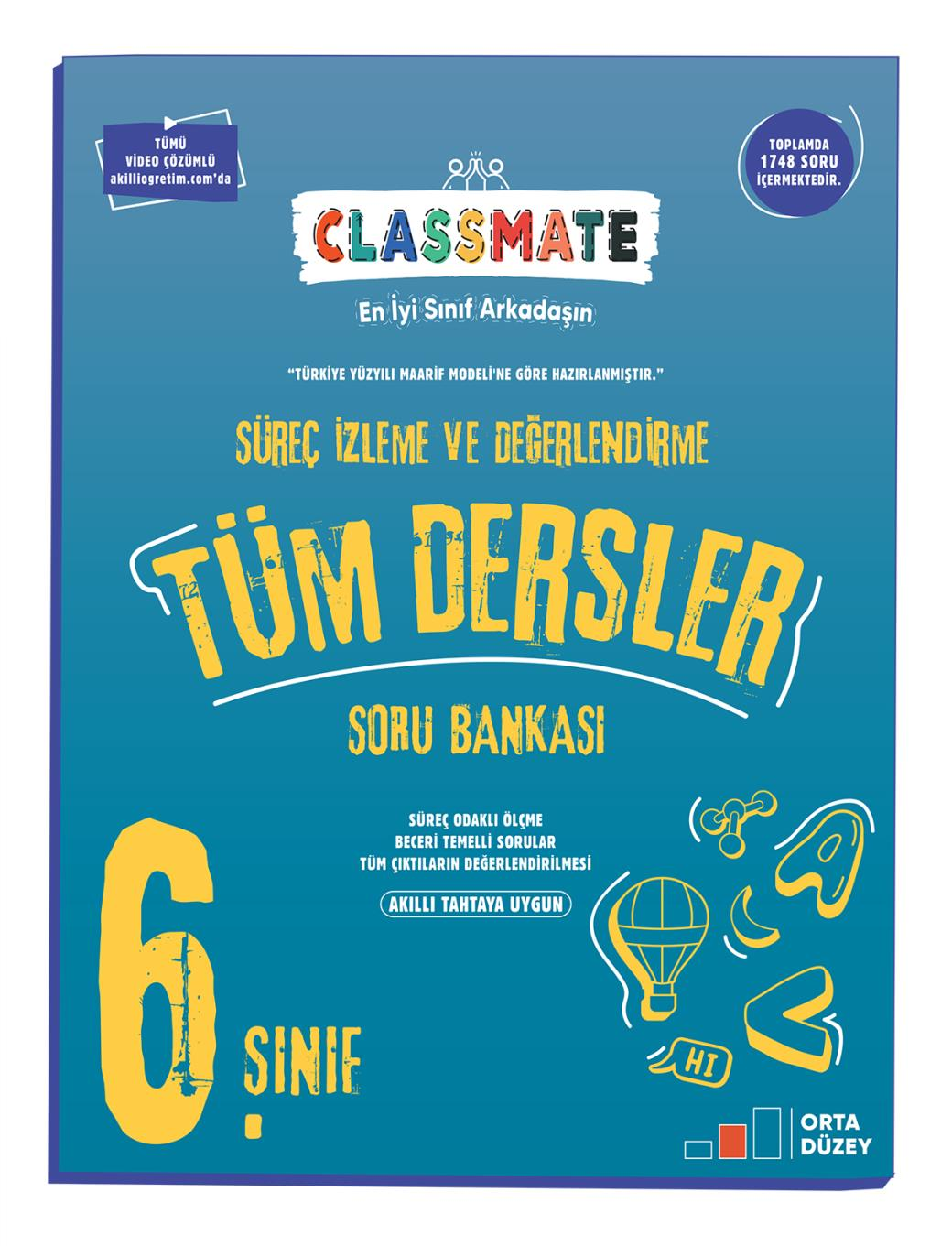 6. Sınıf Classmate Tüm Dersler Soru Bankası - Okyanus Yayınları