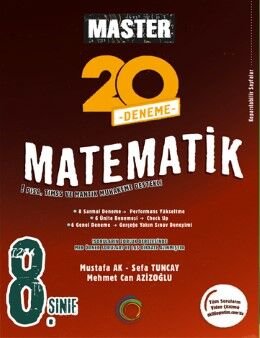 8. Sınıf Master 20 Matematik Denemesi - Okyanus Yayınları