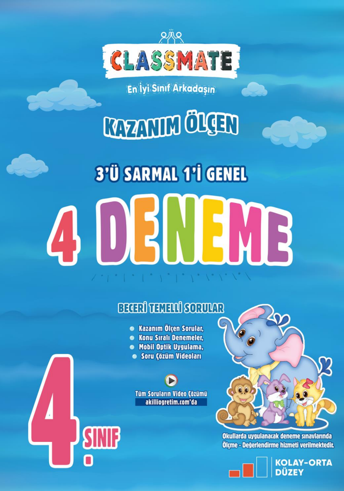 4. Sınıf Classmate 4'lü Deneme - Okyanus Yayınları