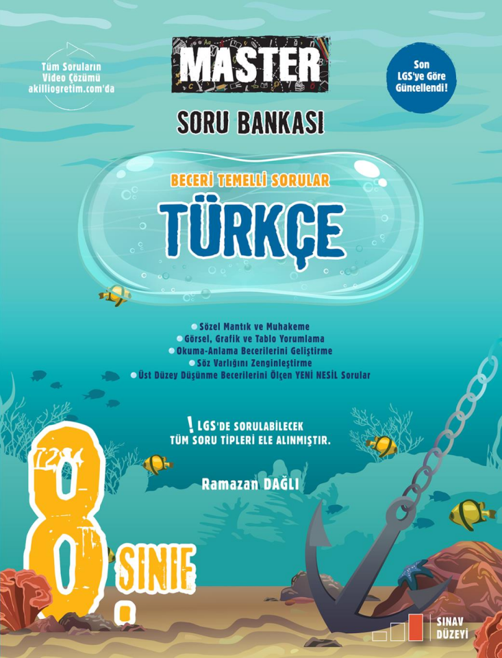 8. Sınıf Master Türkçe Soru Bankası - Okyanus Yayınları