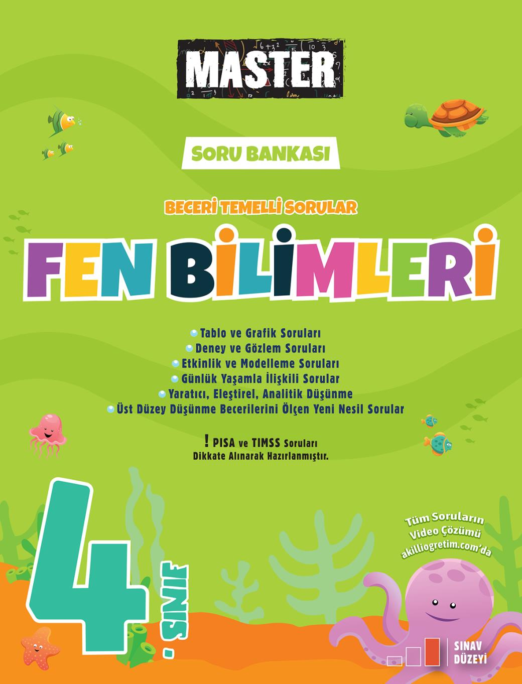 4. Sınıf Master Fen Bilimleri Soru Bankası - Okyanus Yayınları