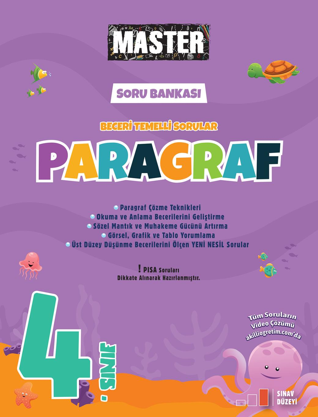 4. Sınıf Master Paragraf Soru Bankası - Okyanus Yayınları