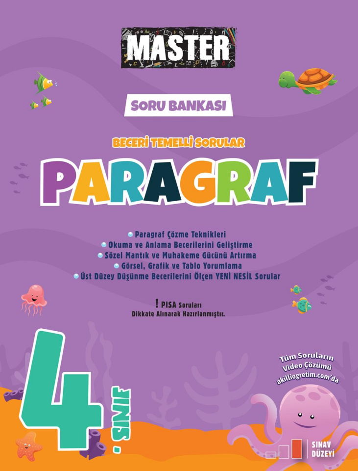 4. Sınıf Master Paragraf Soru Bankası - Okyanus Yayınları