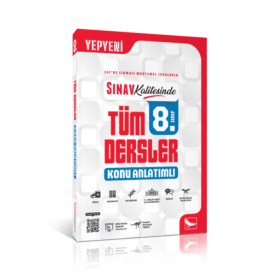 8. Sınıf LGS Tüm Dersler Konu Anlatımlı - Sınav Yayınları